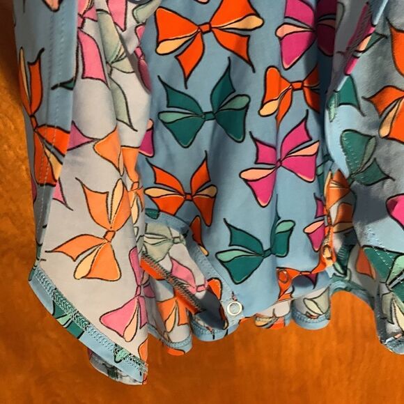 EUC dot dot smile blue bow dress! Size 12/24 months! - Picture 4 of 4